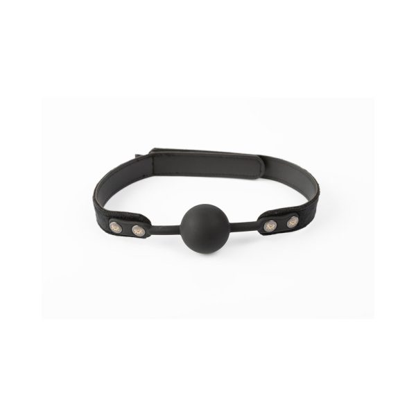 SEI MIO Strictly Come Quietly Soft Strap Silicone Ball Gag - Image 2