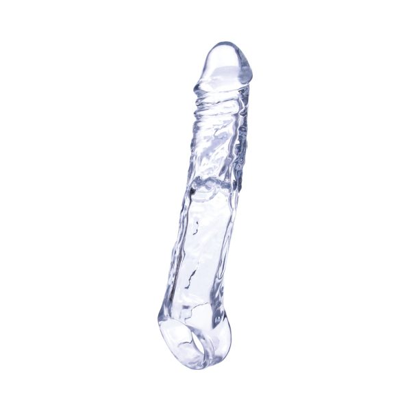 Magic Penis Extender & Ball Strap 7.5 in. Clear - Image 3