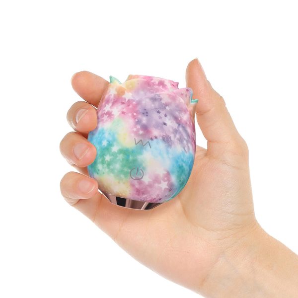 Adam & Eve Eve''s Ravishing Rose Tapping Clitoral Stimulator Rainbow - Image 6