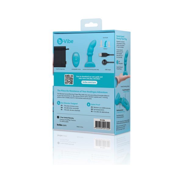 b-Vibe Remote Control Rimming P-Spot Plug - Image 10
