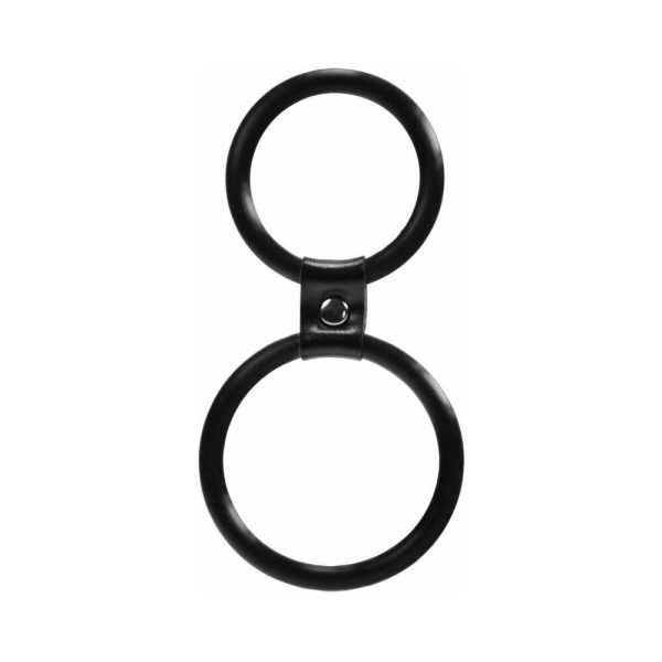 Me You Us Dual Ring Double Cockring Set Black - Image 2