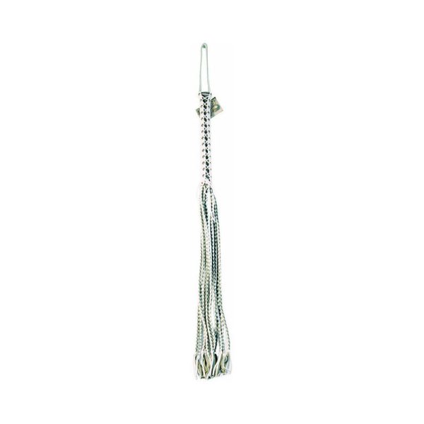 Leather Corset Flogger White/Grey - Image 5