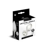 Me You Us Crystal Jewels Metal Plug Clear Medium