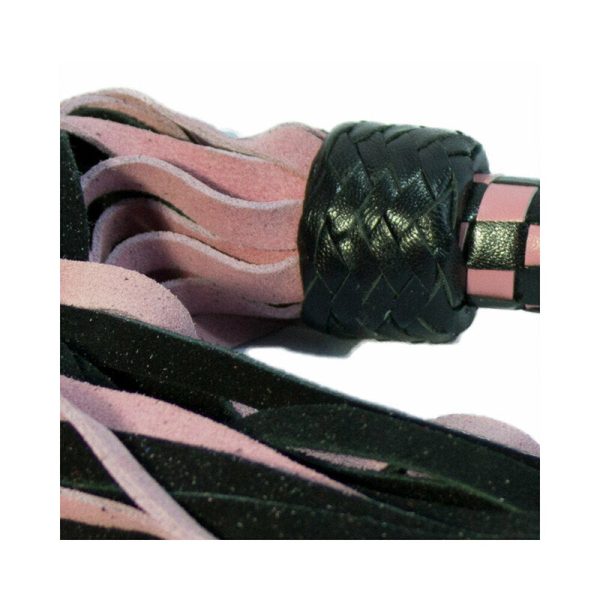 Short Suede Flogger Pink/Black - Image 4
