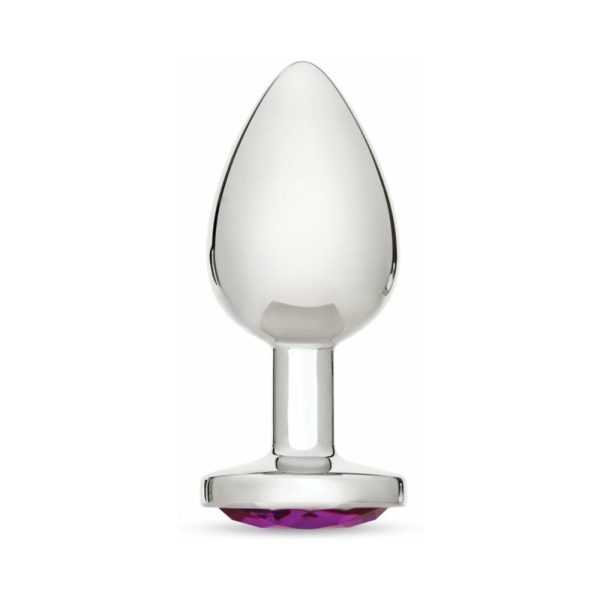 Me You Us Crystal Jewels Metal Plug Purple Large - Image 3