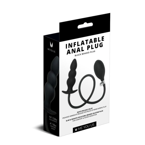 Me You Us Inflatable Beaded Anal Plug - Image 3