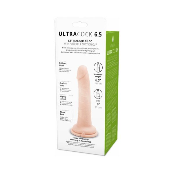 Me You Us Ultra Cock 6.5 in. Realistic Dildo Vanilla - Image 5