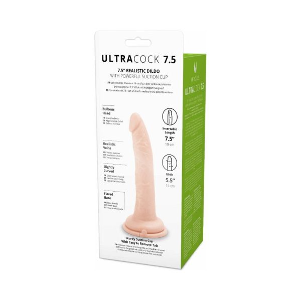 Me You Us Ultra Cock 7.5 in. Realistic Dildo Vanilla - Image 5