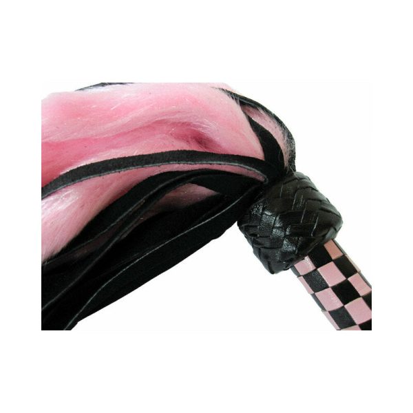 Suede & Fluff Mini Flogger Pink - Image 3