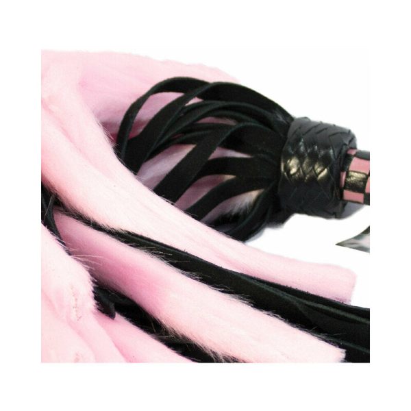 Suede & Fluff Mini Flogger Pink - Image 4