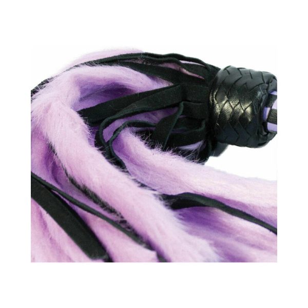 Suede & Fluff Mini Flogger Purple - Image 5