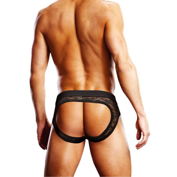 Prowler Lace Open Brief Black L - Image 3
