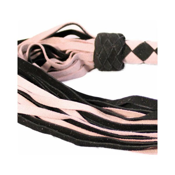 Flog Her Suede Flogger Pink/Black - Image 3