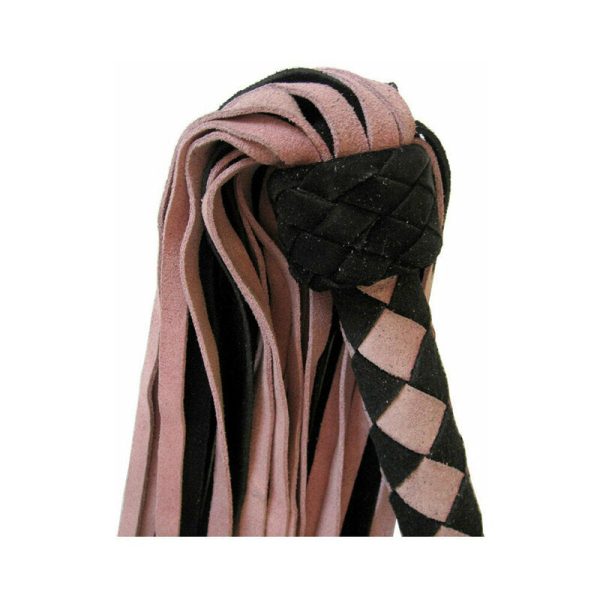 Flog Her Suede Flogger Pink/Black - Image 4