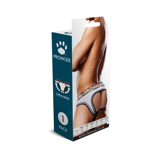 Prowler Oversized Paw Open Brief White 2XL - Image 4