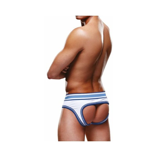 Prowler Open Brief White/Blue XL - Image 3