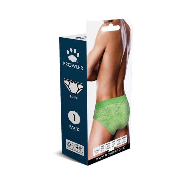 Prowler Lace Brief Neon Green M - Image 4
