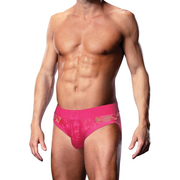 Prowler Lace Brief Pink M - Image 2
