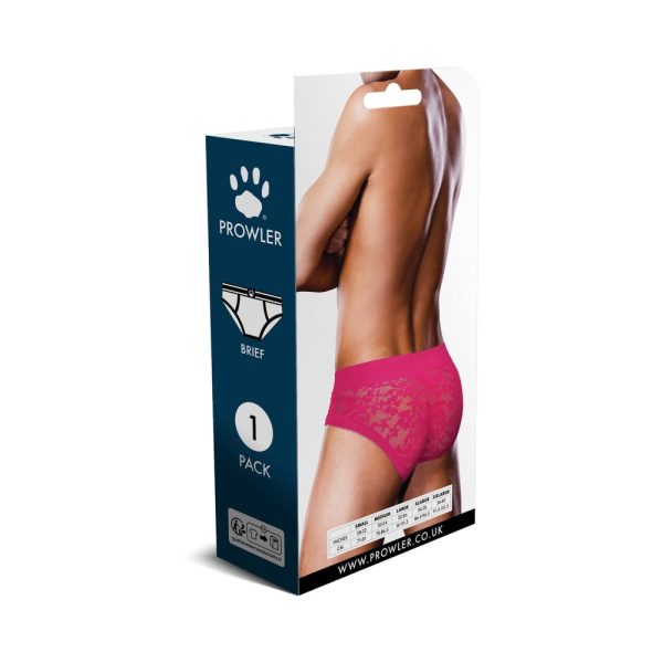 Prowler Lace Brief Pink XL - Image 4