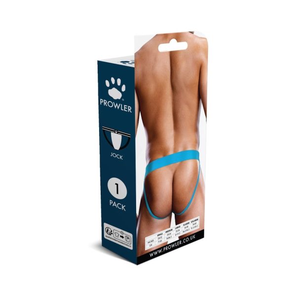 Prowler Lace Jock Strap Neon Blue 2XL - Image 4