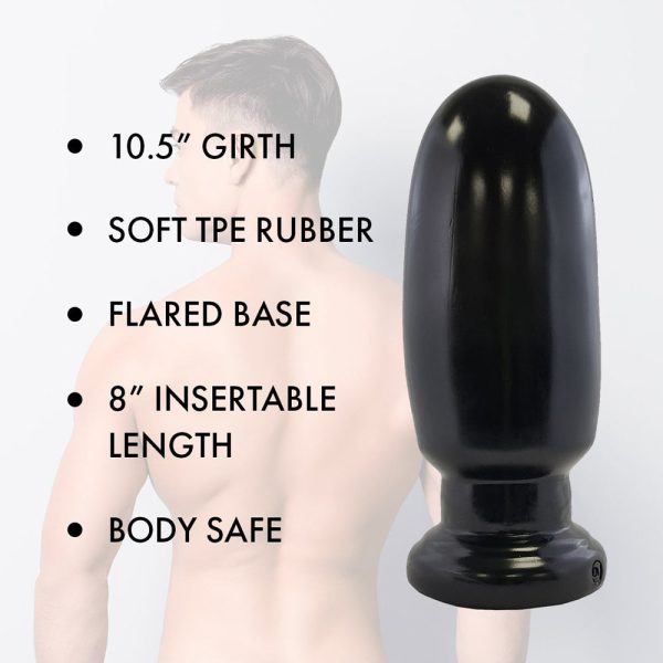 Prowler RED Thud 8 in. Anal Plug Black - Image 2