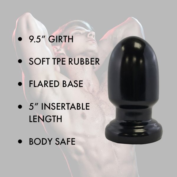 Prowler RED Thud 5 in. Anal Plug Black - Image 2