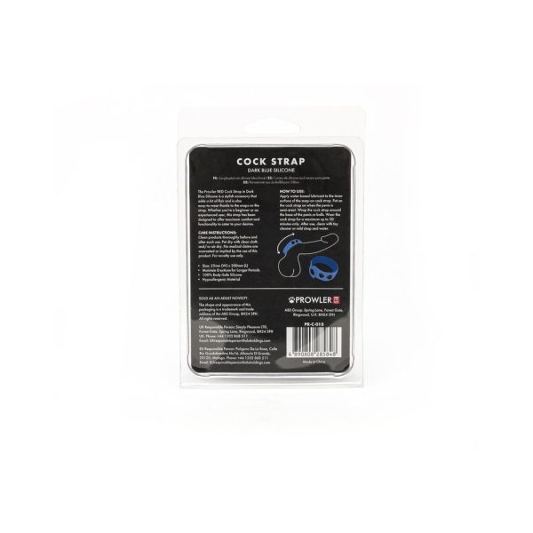 Prowler RED Silicone Cock Strap Dark Blue - Image 6