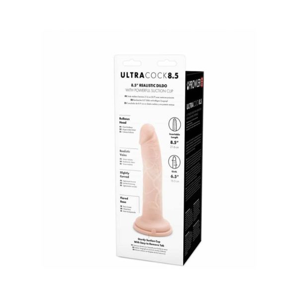 Prowler RED Ultra Cock 8.5 in. Realistic Dildo Vanilla - Image 5