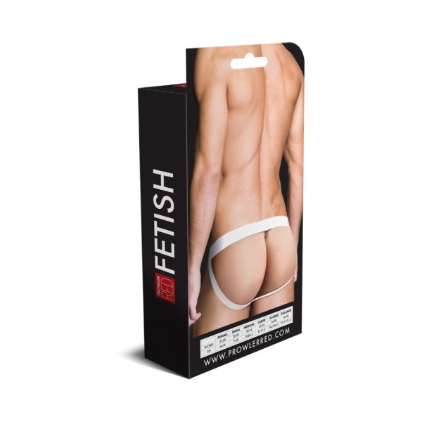 Prowler RED Assless Cockring Jock Strap White L - Image 4