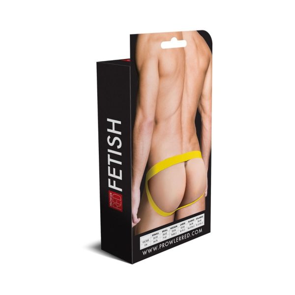Prowler RED Assless Cockring Jock Strap Yellow 2XL - Image 4