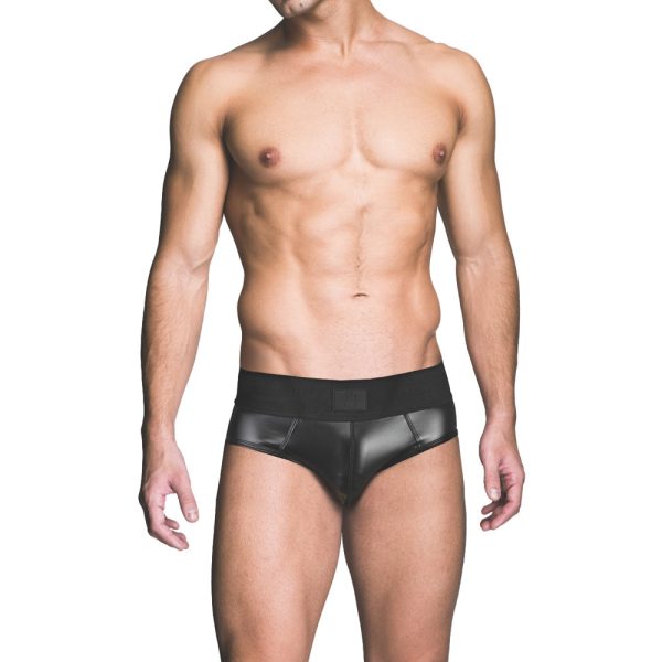 Prowler RED Wetlook Assless Brief Black XL - Image 2