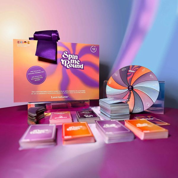Love to Love Spin Me Round Customizable Roulette Party Game - Image 2
