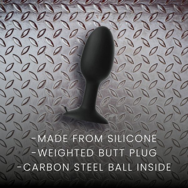 Prowler RED Weighted Butt Plug Black Medium - Image 3
