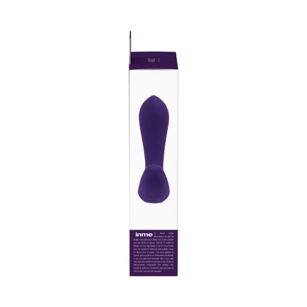 VeDO Inme Rechargeable Dual Vibe with Remote Purple - Image 6