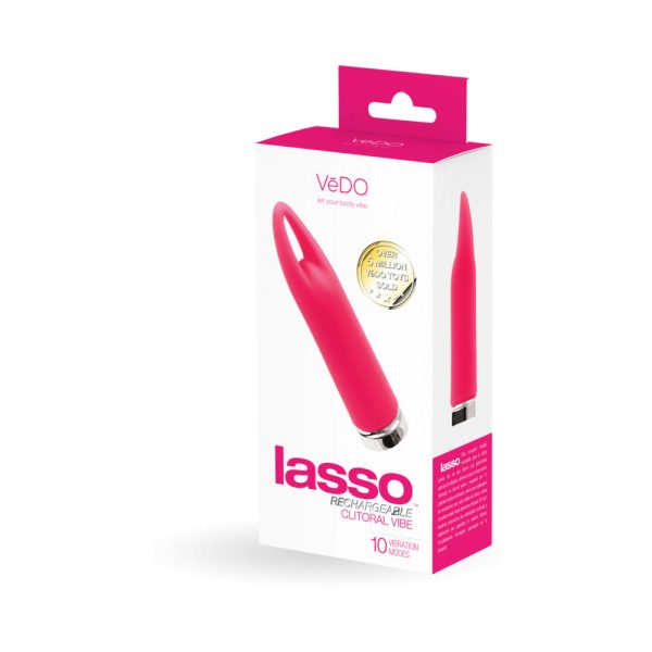 VeDO Lasso Rechargeable Bullet Vibe Pink - Image 5