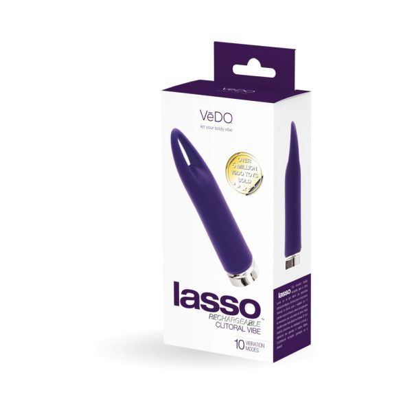 VeDO Lasso Rechargeable Bullet Vibe Purple - Image 5