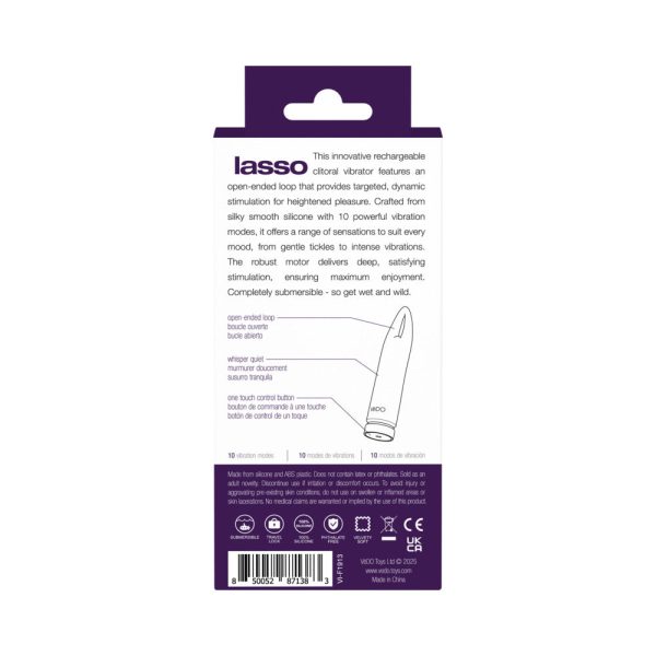 VeDO Lasso Rechargeable Bullet Vibe Purple - Image 8