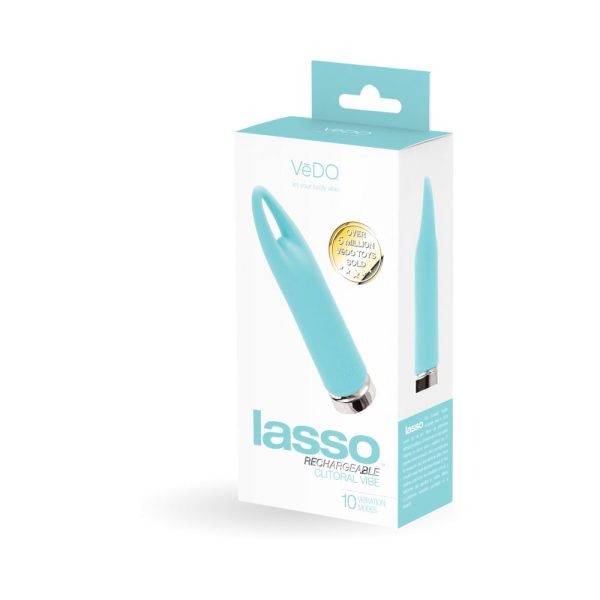 VeDO Lasso Rechargeable Bullet Vibe Turquoise - Image 5