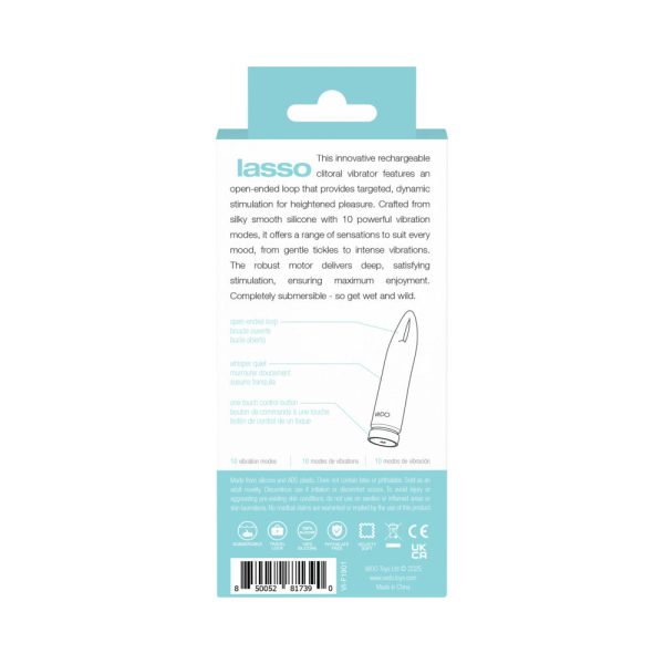 VeDO Lasso Rechargeable Bullet Vibe Turquoise - Image 8