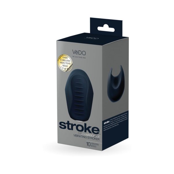 VeDO Stroke Rechargeable Vibrating Stroker Black - Image 5