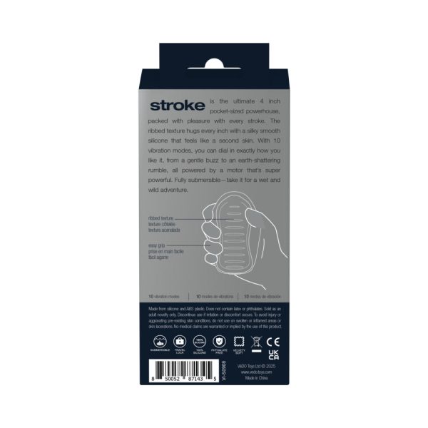 VeDO Stroke Rechargeable Vibrating Stroker Black - Image 8