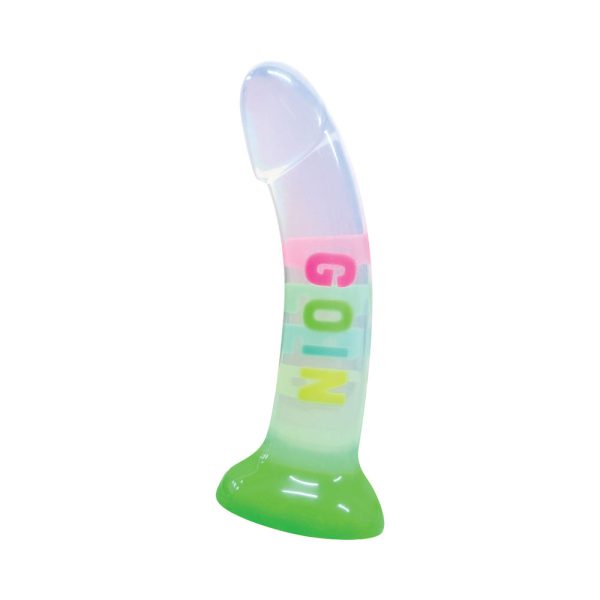 Cotton Candy Dirty Talk Goin'' Deep 7 in. Silicone Dildo - Image 2