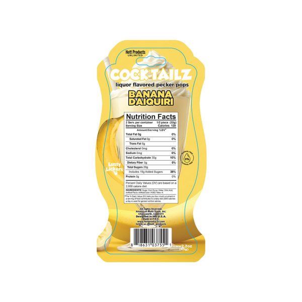 Cocktailz Pecker Pops Banana Daiquiri - Image 2