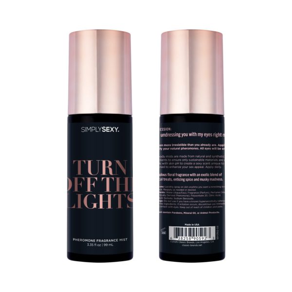Simply Sexy Pheromone Body Mist Turn Off The Lights 3.35 oz. - Image 4