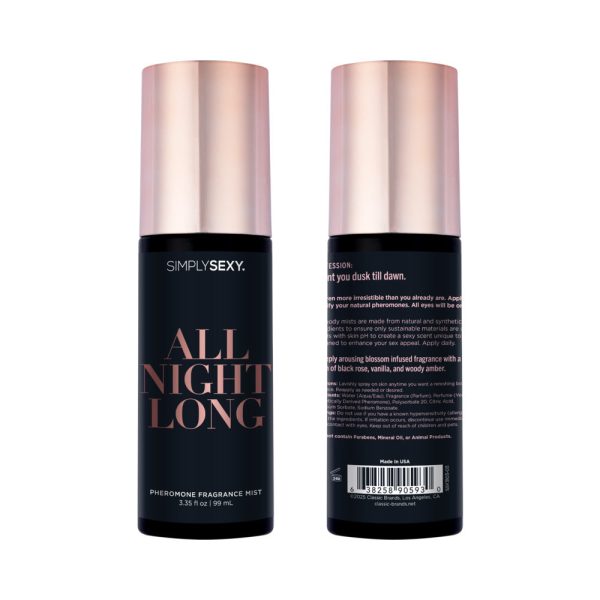 Simply Sexy Pheromone Body Mist All Night Long 3.35 oz. - Image 4
