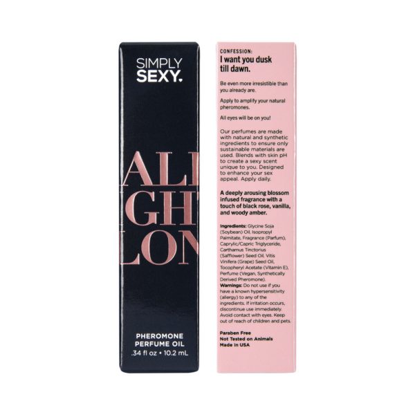 Simply Sexy Pheromone Perfume Oil Roll-On All Night Long 0.34 oz. - Image 5