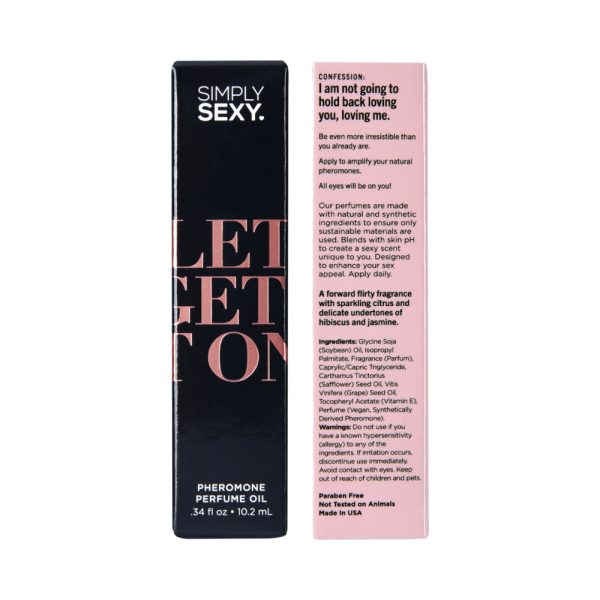 Simply Sexy Pheromone Perfume Oil Roll-On Let''s Get It On 0.34 oz. - Image 5
