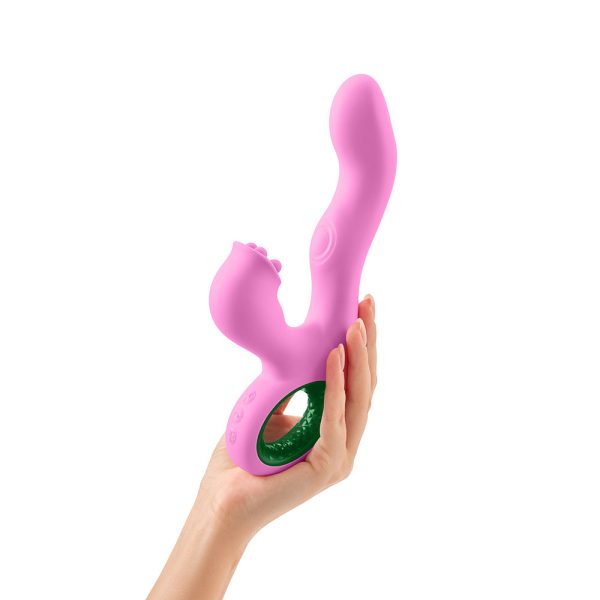FemmeFunn Pallina Triple Action Thumping Rabbit Vibrator Pink - Image 9