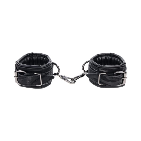 Sportsheets Velvet Noir Handcuffs - Image 3