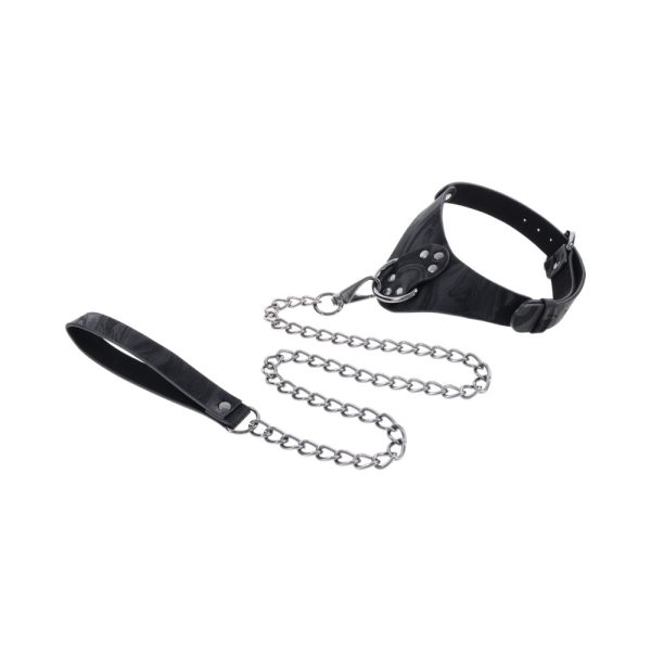 Sportsheets Velvet Noir Collar & Leash - Image 3